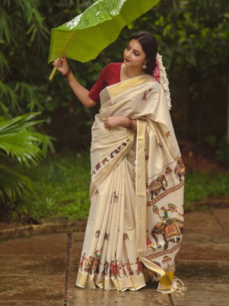 ONAM SPECIAL MURAL PRINT SARIS