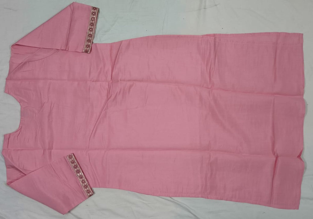 Premium Cotton Kurta - Pink