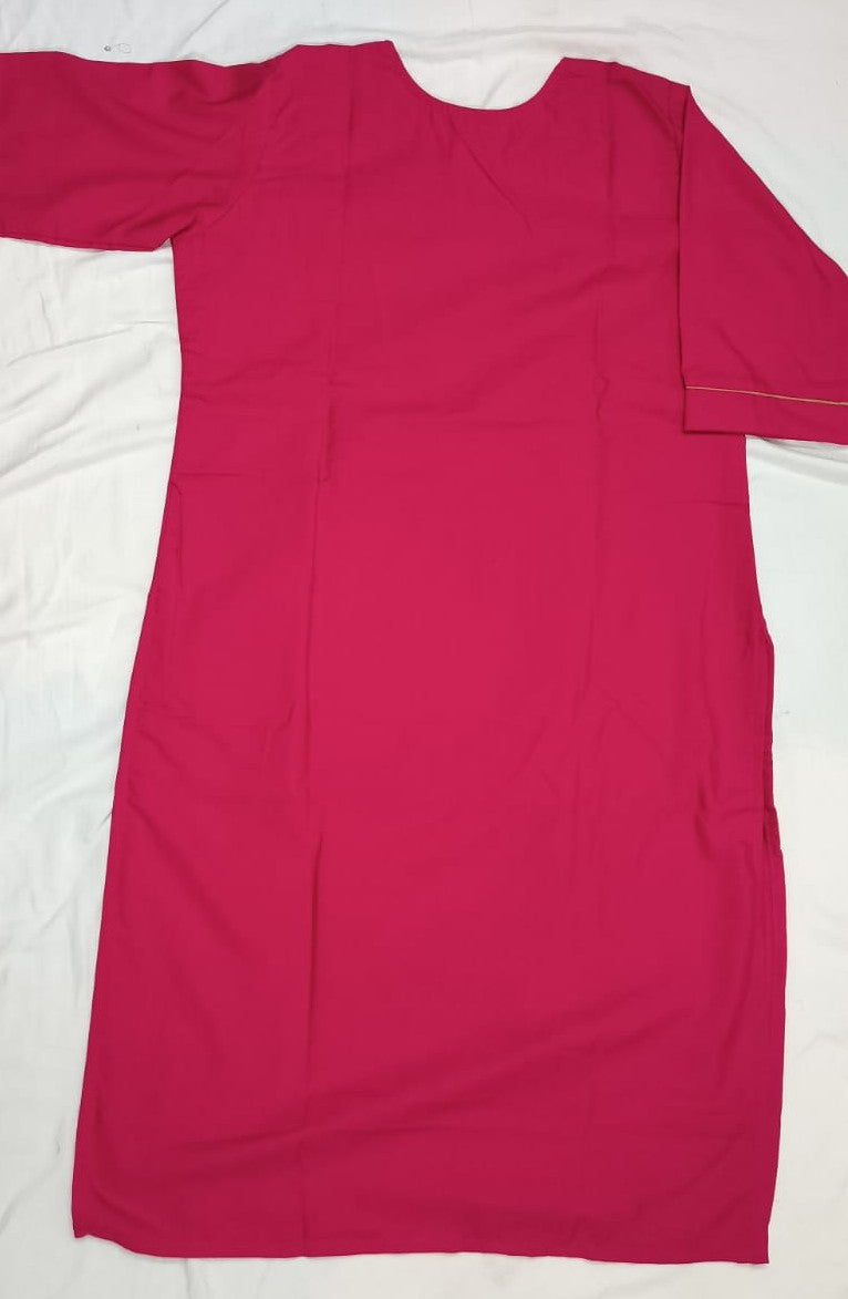 Premium Cotton Kurta -RED