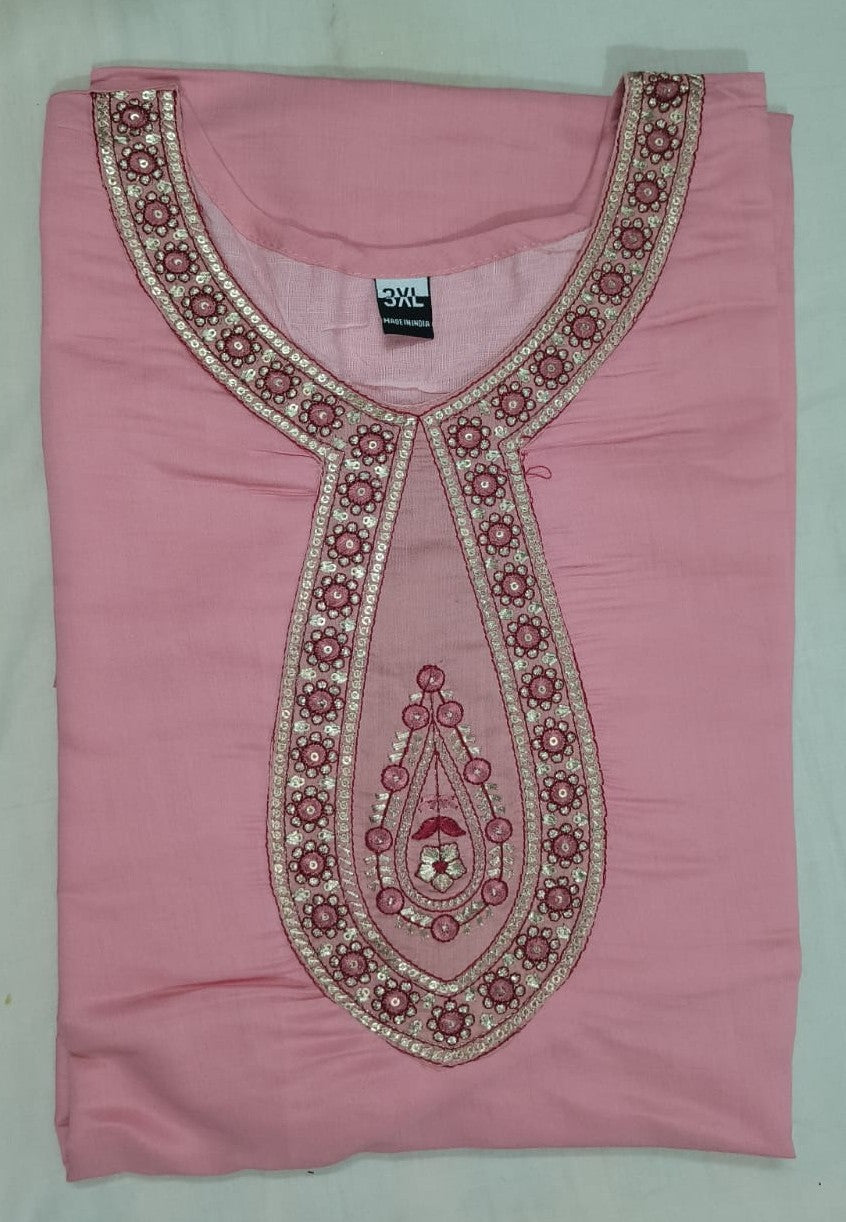 Premium Cotton Kurta - Pink