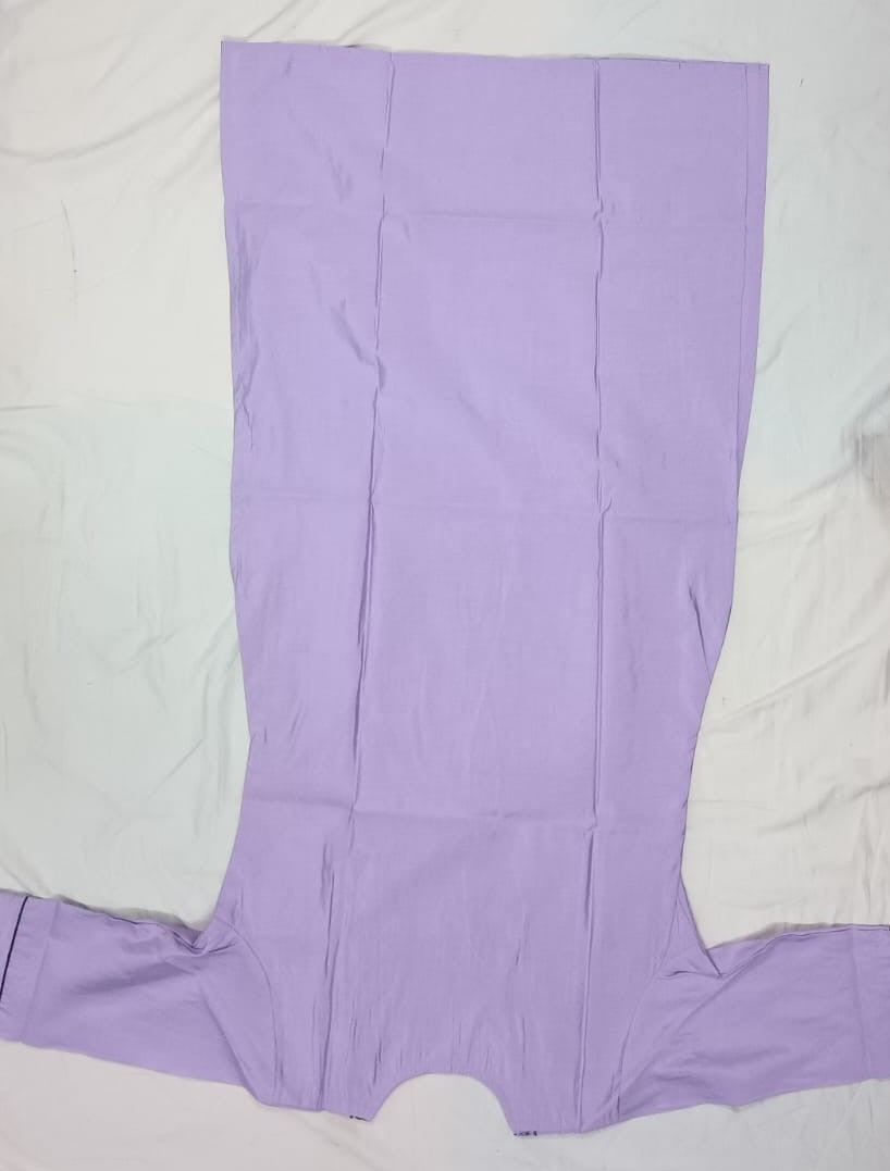 Premium Cotton Kurta - Light Blue