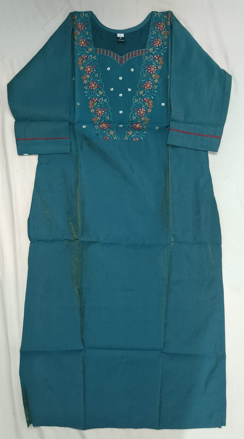 Premium Cotton Kurta - Green